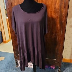 Ellos Deep Purple Women's Tunic Top